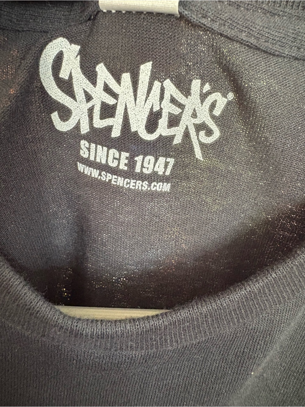 Spencer Black 2 seater Graphic Crewneck T‑Shirt Small - Picture 5 of 6